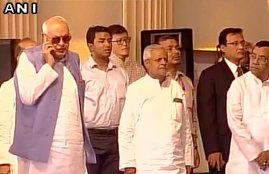 Farooq Abdullah, phone, national anthem