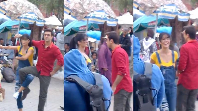 Katrina Kaif, Ranbir Kapoor, Jagga Jasoos, Ranbir Katrina, Watch: Ranbir Kapoor doesn't want to look at Katrina Kaif, Ranbir Kapoor doesn't want to look at Katrina Kaif