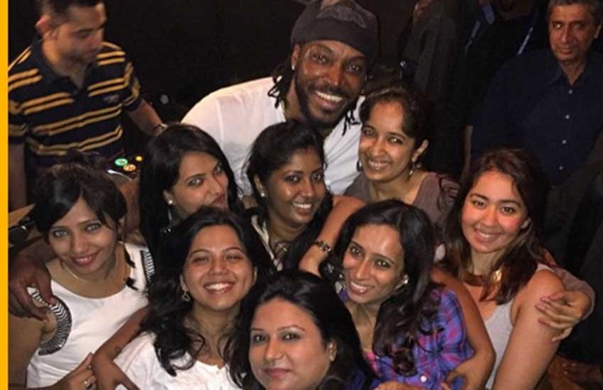chris gayle drink, Chris Gayle Mel McLaughlin, gayle big bash league