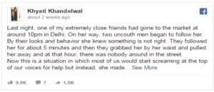 girl acts like ghost to save from rape