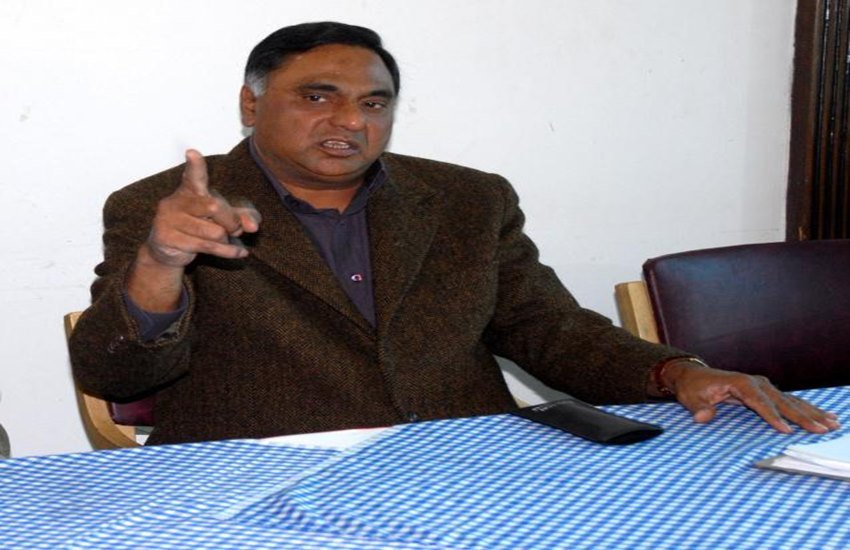 अखिल भारतीय गुर्जर आरक्षण संघर्ष समिति के राष्ट्रीय अध्यक्ष रामवीर सिंह बिधूड़ी 