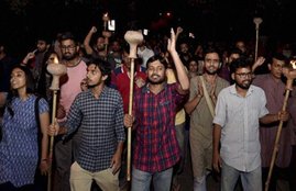 Kanhaiya Kumar, Kanhaiya Kumar Latest news, Kanhaiya Kumar JNU, JNUSU Kanhaiya Kumar, Jawaharlal Nehru University, JNU students hunger strike, Umar Khalid, Anirban Bhhatacharya, Kanhaiya Kumar Hunger Strike, JNU Students