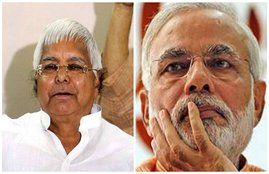 Lalu Prasad yadav, narendra modi