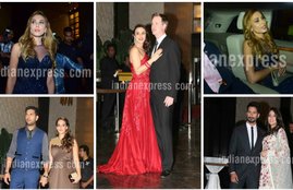 Preity Zinta, Preity Zinta reception, Preity Zinta wedding reception, Gene Goodenough, Preity Zinta Gene Goodenough, Preity Zinta reception pics, Salman Khan, iulia vantur, Salman khan Iulia Vantur, Shah Rukh Khan, Shahid Kapoor, Shahid Kapoor mira Rajput, Shahid Mira, Preity Zinta wedding reception pics, Preity goodenough, Yuvraj Singh, Hazell Keech, Preity Zinta reception photos, Preity gene goodenough, Preity Zinta gene goodenough reception, Preity Zinta marraige reception, Preity Zinta pics, Entertainment news