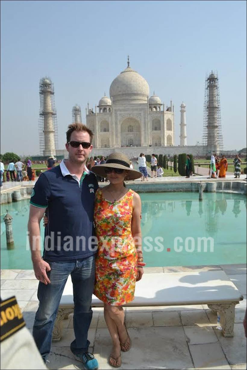 preity zinta, preity zinta pics, preity zinta husband, gene goodenough, preity zinta taj mahal, preity zinta gene goodenough taj mahal pics, preity gene pics, preity zinta marriage photos, gene goodenough marriage photos, preity zinta Taj mahal pics, preity zinta Agra pics, preity zinta latest news, preity zinta photo, Entertainment News