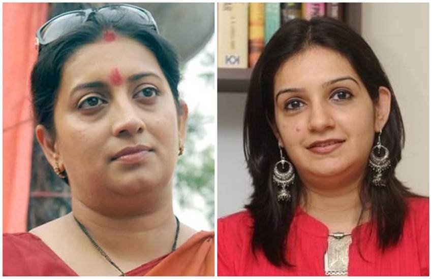 Smriti Irani, Priyanka Chaturvedi, smriti irani priyanka chaturvedi, smriti irani twitter, smriti irani security, priyanka chaturvedi congress,
