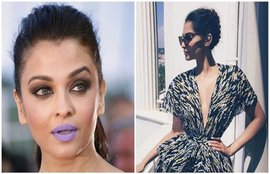 Sonam Kapoor, Aishwarya rai bachchan, Aishwarya purple lips, Cannes film festival, cannes, L'Oreal, Aishwarya 15 years at cannes, Ralph & Russo, Sonam kapoor cannes, Aishwarya rai bachchan cannes, Sonam kapoor fashion, Sonam kapoor news, Aishwarya rai bachchan news, Entertainment news