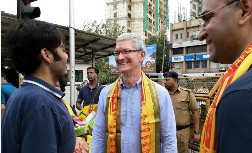 apple, Tim Cook, Apple CEO Tim Cook, Tim Cook India visit, Tim Cook India visit, Tim Cook in India, Tim Cook visit, Tim Cook Mumbai, Tim Cook India exclusive pictures, Tim Cook india hyderabad, India development centre, India new iphone, technology, technology news