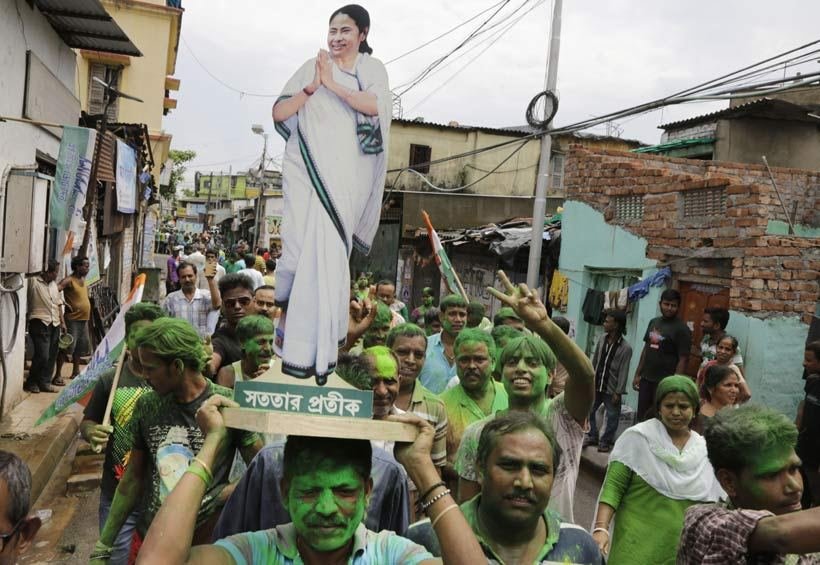 elections 2016, west bengal elections, west bengal elections 2016, mamata banerjee, tmc, tmc celebrations, tamil nadu elections, tamil nadu elections 2016, jayalalithaa, jayalalithaa win, aiadmk, aiadmk celebrations, assam elections, assam elections 2016, Sarbananda Sonwal, bjp, bjp assam, bjp celebrations, Sarbananda Sonwal win