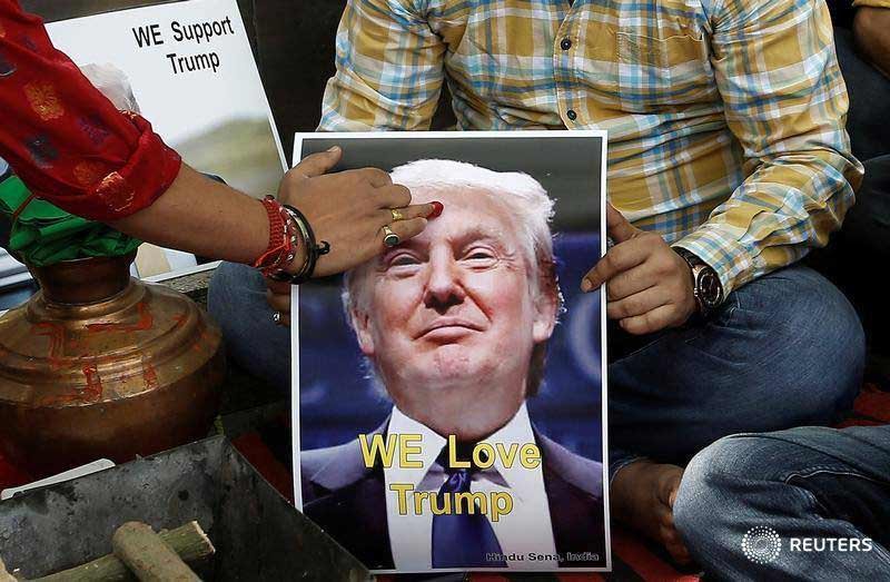 hindu sena, donald trump, american presidential election, havan for donald trump, tilak donald trump, muslims in india