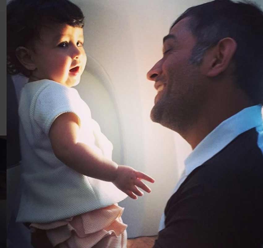 MS Dhoni, Sakshi Dhoni, Ziva Dhoni, ms dhoni daughter, dhoni with ziva, ziva dhoni photos, ziva pics, mahendra singh dhoni, dhoni daughter ziva, Rising Pune Supergiants, IPL 9