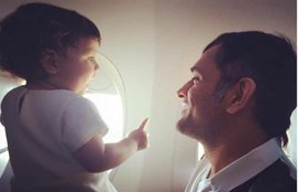 ms dhoni, dhoni, mahendra singh dhoni, sakshi, sakshi dhoni, ziva, icc champions trophy 2017, champions trophy, cricket, sports news,