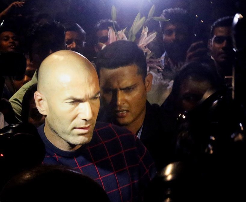 zinedine zidane, zinedine zidane photos, zinedine zidane visit, zinedine zidane mumbai, zinedine zidane wife, zinedine zidane wife photos, sports gallery, sports, football gallery, football