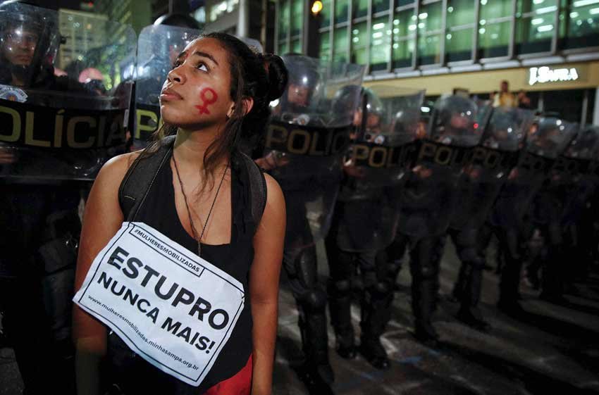 gang rape Brazil, gang rape protests, Rio de Janeiro gang rape, 16-year-old girl gang rape, rape, protest, Brazil, culture, video