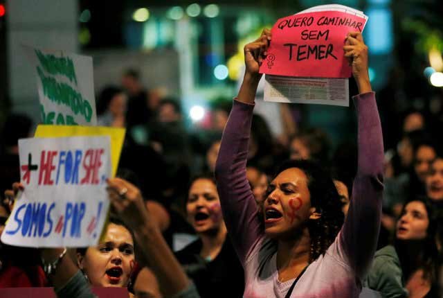 gang rape Brazil, gang rape protests, Rio de Janeiro gang rape, 16-year-old girl gang rape, rape, protest, Brazil, culture, video