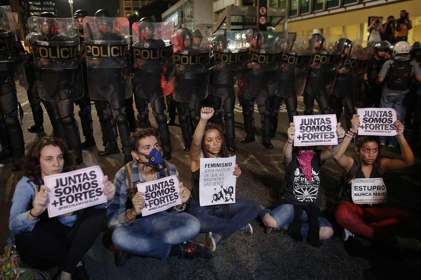 gang rape Brazil, gang rape protests, Rio de Janeiro gang rape, 16-year-old girl gang rape, rape, protest, Brazil, culture, video
