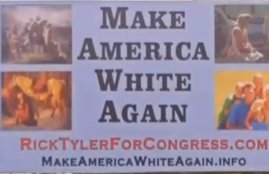 Make America White Again, US billboard, US Elections Billboard, United states