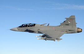 Indian Air Force, IAF, Saab Gripen fighter, Air Chief Marshal Arup Raha, Arup Raha, Gripen D, Swedish Prime Minister Stefan Löfven