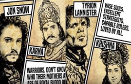 game of thrones, game of thrones quotes, game of thrones video, game of thrones mahabharata, mahabharata, tyrrion lanister, game of thrones latest episode, viral video