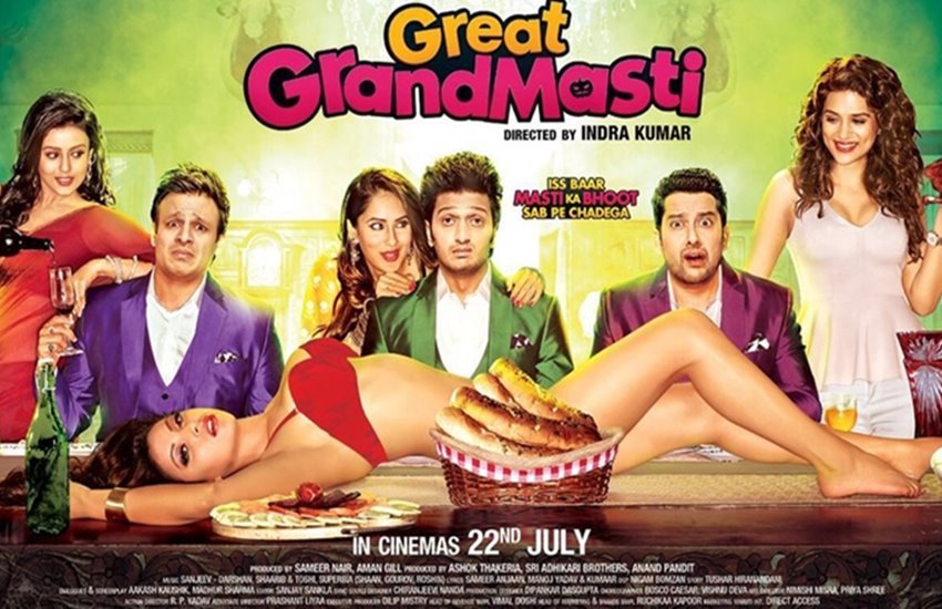 great grand masti, great grand masti first look, great grand masti poster, great grand masti cast, riteish deshmukh, aftab shivdasani, vivek oberoi, riteish great grand masti, great grand masti trailer, great grand masti relase date, great grand masti cast, great grand masti news, Urvashi Rautela, Mishti, Sonal Chauhan, Pooja Chopra, entertainment news, Bollywood, Jansatta