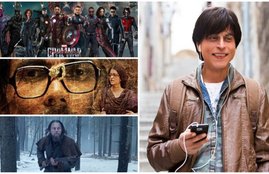 bollywood films, hollywood films, bollywood, hollywood, fan, the jungle book, deadpool, fitoor, captain america: civil war, wazir, jai gangaajal, azhar, x-men: apocalypse, sarbjit, the angry birds movie, waiting, veerappan, phobia, the revenant, suicide squad, conjuring 2, entertainment news