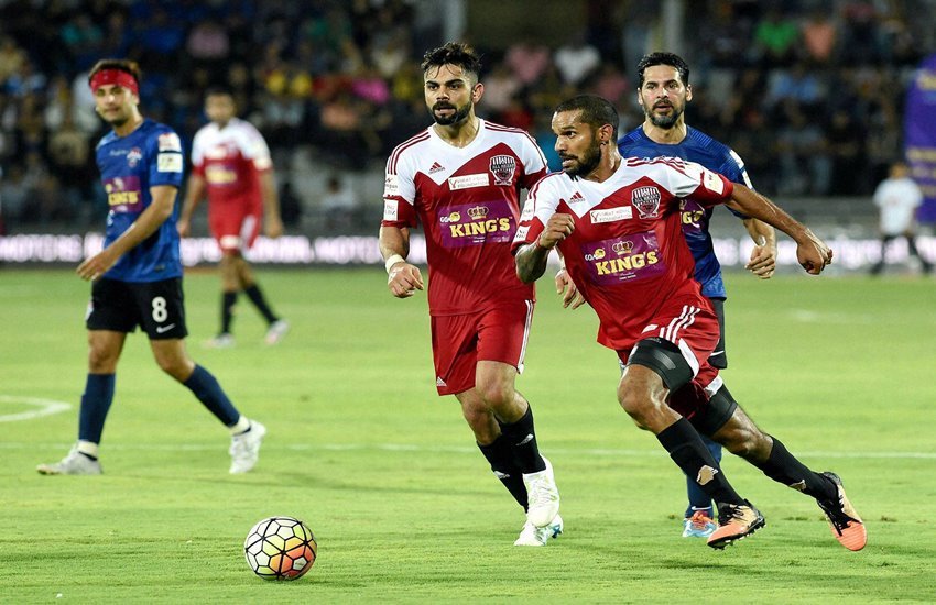 Virat Kohli, Virat Kohli football team, actors vs cricketers, cricketers actors football match, Celebrity Clasico 2016, All Stars FC, All Heart FC, Sports News, Sports