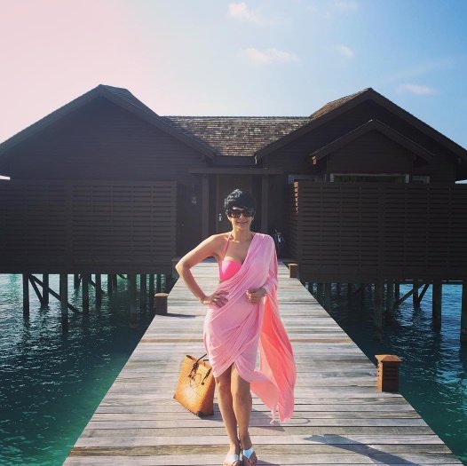 Mandira Bedi, Wanderlust, Maldives, Bali, Mandira Bedi vocation, Mandira Bedi holydays, Mandira Bedi husband, Mandira Bedi son, Mandira Bedi summer vocation, Mandira Bedi in bikini, Mandira Bedi fashionable, Mandira Bedi hot pic, Mandira Bedi photos, Mandira Bedi bikini photos, Mandira Bedi news, Mandira Bedi hindi news
