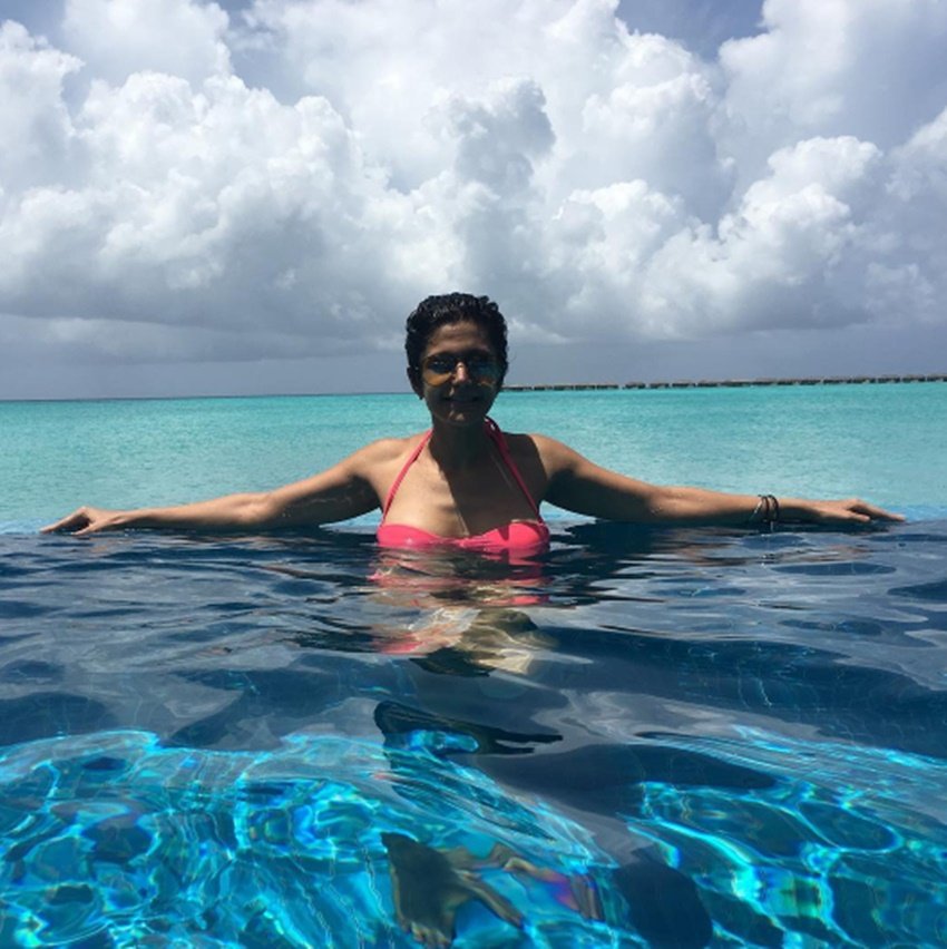 Mandira Bedi, Wanderlust, Maldives, Bali, Mandira Bedi vocation, Mandira Bedi holydays, Mandira Bedi husband, Mandira Bedi son, Mandira Bedi summer vocation, Mandira Bedi in bikini, Mandira Bedi fashionable, Mandira Bedi hot pic, Mandira Bedi photos, Mandira Bedi bikini photos, Mandira Bedi news, Mandira Bedi hindi news