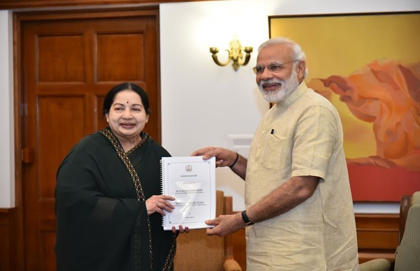 jayalalitha, Narendra Modi, PM Modi, GST, Tamilnadu CM, Delhi, Loksabha