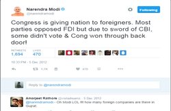 सरकार ने दी 100 फीसदी FDI को मंजूरी, सोशल मीडिया पर VIRAL हुआ PM मोदी का 4 साल पुराना ट्वीट