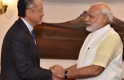 विश्वबैंक प्रमुख ने मोदी से की मुलाकात, पोषण-हरित ऊर्जा पर हुई चर्चा