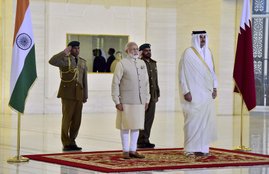 Narendra Modi, Modi Welcome Emiri Diwan, Modi in India, India Qatar Deal, India Qatar Energy Deal