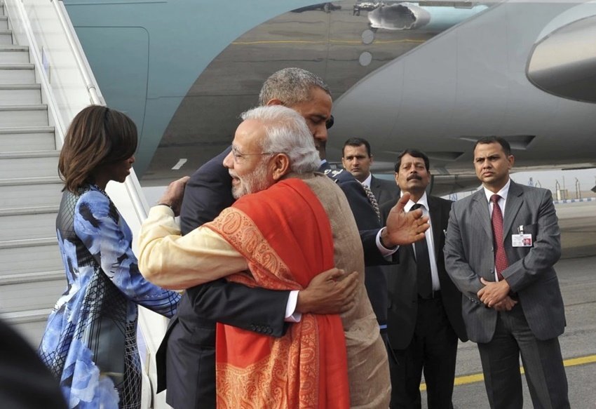 Narendra Modi, PM Modi, Modi US Visit, Modi foreign tour, narendra Modi awkward narendra Modi awkward hug, moment, barack obama, US President, Narendra Modi hugs barack obama, Narendra Modi Barak obama meet, Narendra Modi pics, modi US Visit pics, narendra Modi handshakes, Prince William, Prince William india visit, Prince William narendra Modi handshake, modi Prince William pics, Shinzo Abe, John F. Kerry, Tony Abbott, Mukesh Ambani, India News