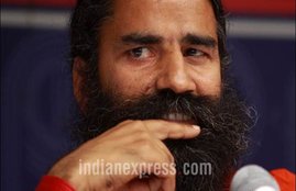Baba Ramdev, International Yoga Day, Baba Ramdev Yoga, Panchkula, Panchkula sound failure, Anil Vij, Yoga Day, Yoga event, Uttar Haryana Bijli Vidyut Nigam Limited, UHBVNL, Vij, Baba Ramdev yoga, India news, national news, Haryana news, Punjab news, latest news