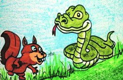 कहानी : सोना गिलहरी की बहादुरी