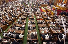 UP assembly president, mata prasad pandey, support, parties, monsoon session