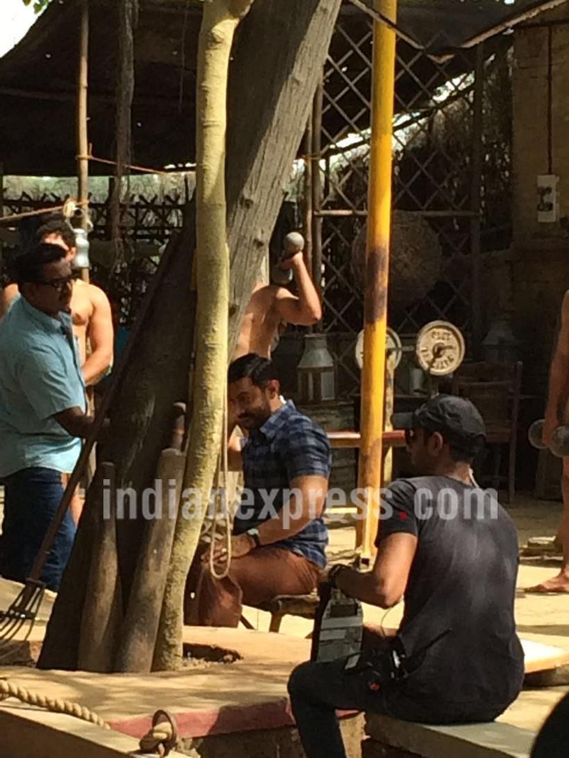 aamir khan, dangal, aamir, dangal shoot, aamir khan dangal shoot photos, dangal shoot in ludhiana, aamir khan film, aamir khan dangal, entertainment photos
