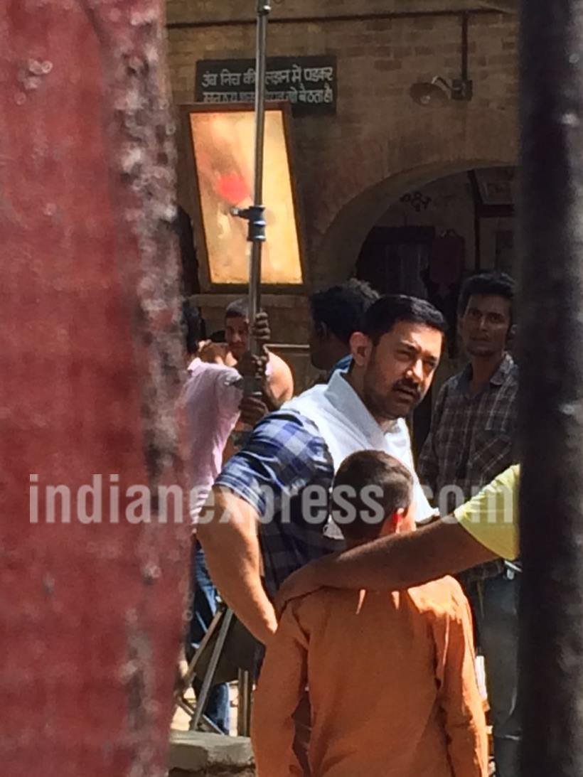 aamir khan, dangal, aamir, dangal shoot, aamir khan dangal shoot photos, dangal shoot in ludhiana, aamir khan film, aamir khan dangal, entertainment photos
