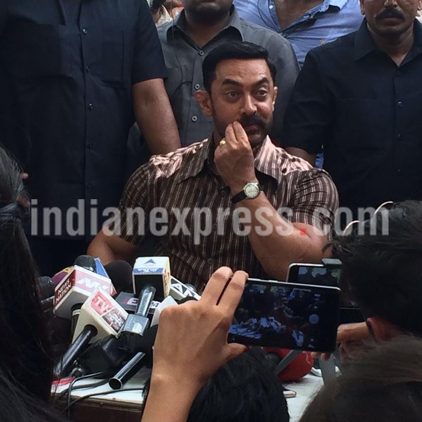 aamir khan, dangal, aamir, dangal shoot, aamir khan dangal shoot photos, dangal shoot in ludhiana, aamir khan film, aamir khan dangal, entertainment photos