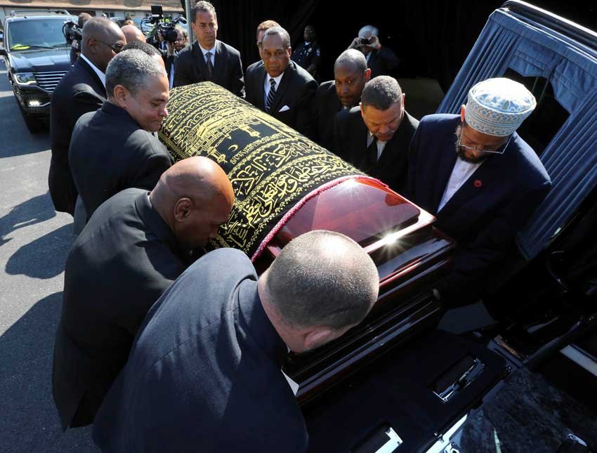Funeral, Muhammad Ali, Muhammad Ali Funeral, Muhammad Ali Funeral photos, david bechham, arnold schzwerzenegger, hamid karzai, lenox lewis, mike tyson, will smith, ali funeral, international news