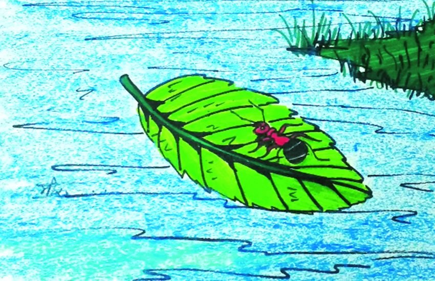 jansatta, ravivari, ant, poem