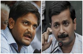 arvind kejriwal, hardik patel