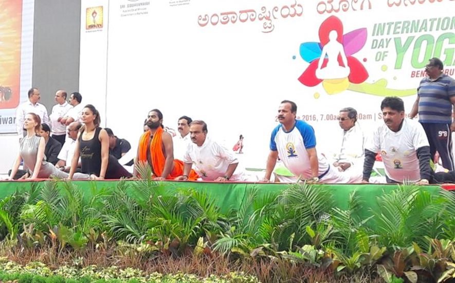 international yoga day, international yoga day live, international yoga day 2016, Narendra Modi Yoga, international yoga day 2016 chandigarh, international yoga day chandigarh live, international yoga day, international yoga day modi, yoga day 2016, yoga day, yoga day modi, yoga day 21 June, yoga day date, yoga day preparations, world yoga day 2016, world yoga day, chandigarh news, yoga day pictures, yoga day photos, yoga day, amit shah yoga, bipasha basu yoga, vasundhara raje yoga