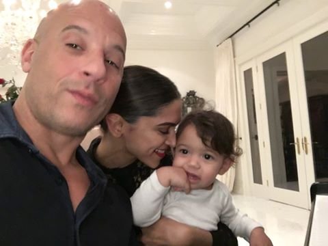 deepika padukone meets vin diesels daughter, deepika padukone meets pauline diesel, deepika padukone pauline diesel, pauline diesel, deepika vin diesel