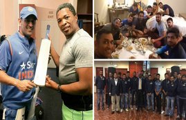 MS Dhoni, Dhoni selfie dinner,Zimbabwe vs India
