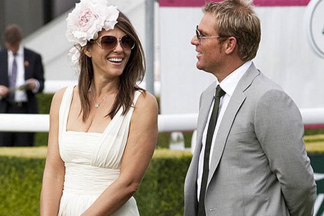 Shane Warne, Elizabeth Hurley, Shane Warne kissing, Katia Gunal, Shane Warne son, Australian cricketer, cricket news
