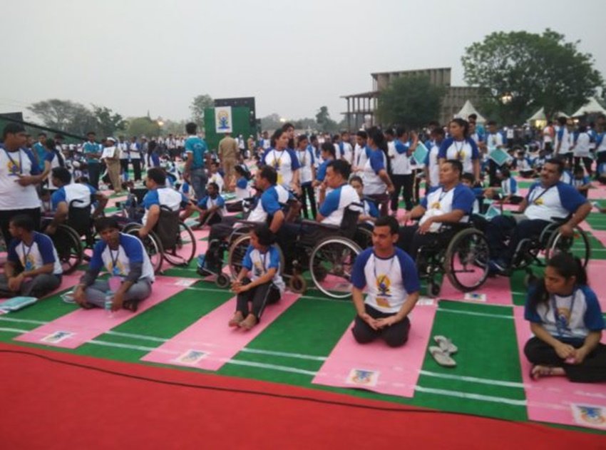 international yoga day, international yoga day 2016, yoga day 2016, yoga day, world yoga day 2016, world yoga day, baba ramdev, narendra modi, nitin gadkari, nitin gadkari international yoga day, international yoga day pics, international yoga day photos, international yoga day pictures, modi yoga pics, nitin gadkari yoga pics, international yoga day modi pics, Latest News