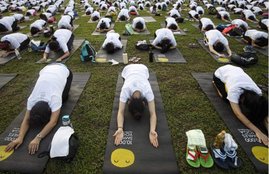 united states, yoga day, international yoga day, celebrated in foreign courtiers, yoga in america, world news