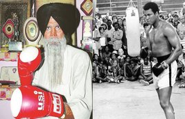 muhammad ali india, muahammad ali fight in india, indian boxer, Kaur Singh, Kaur Singh Muhammad Ali