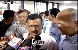 arvind kejriwal, mahesh giri, mahesh giri protest, kejriwal mahesh giri, arvind kejriwal BJP, BJP kejriwal, delhi news, MM khan murder, BJP MP mahesh giri hunger strike, BJP news, kejriwal news